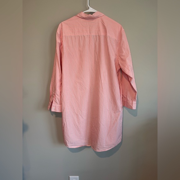 Southern Tide Cam Stripe Poplin Dress in Peach Parfait - Picture 10 of 13